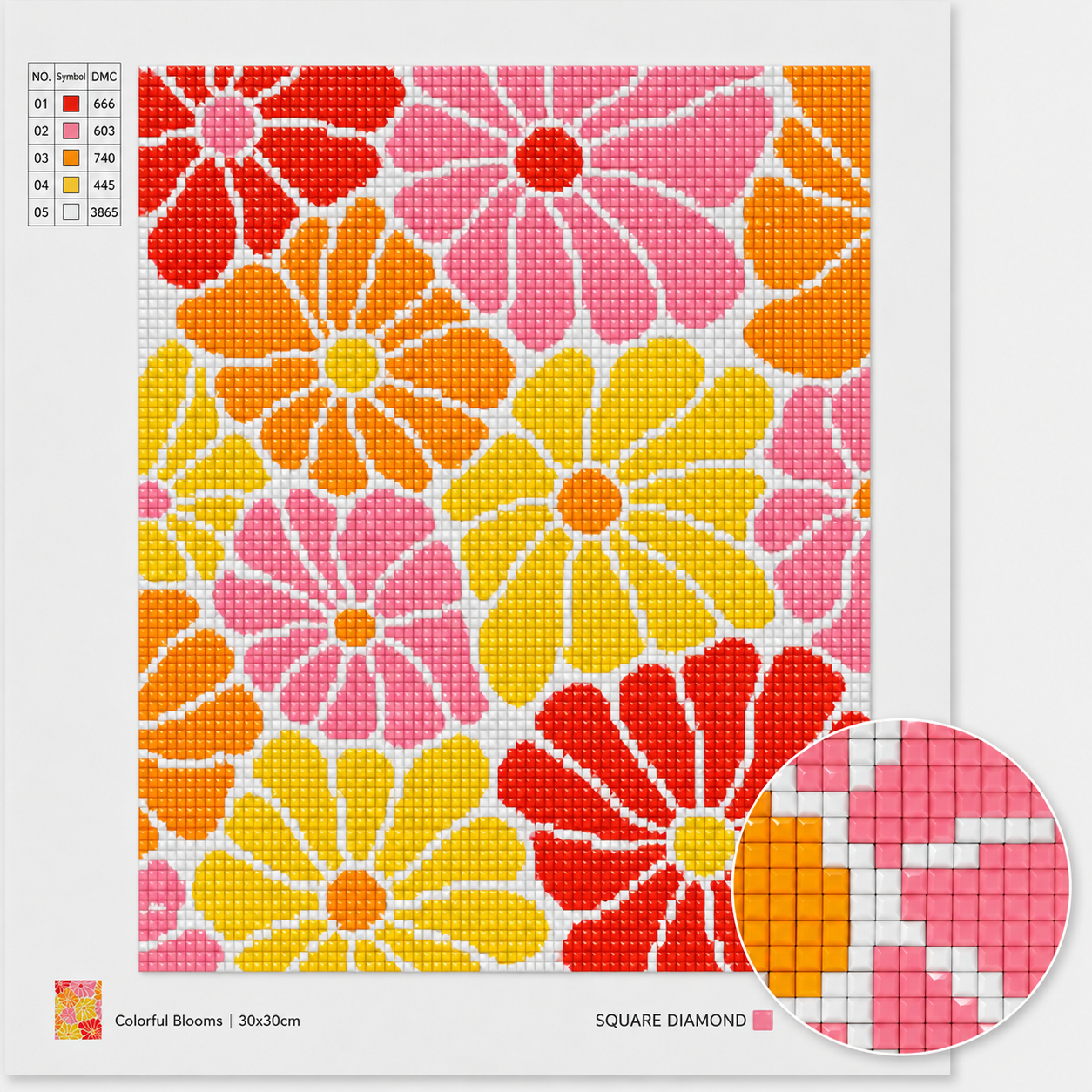Custom Diamond Art Kit from Your Photo