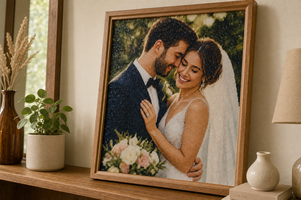 Custom Diamond Art Kit from Your Photo