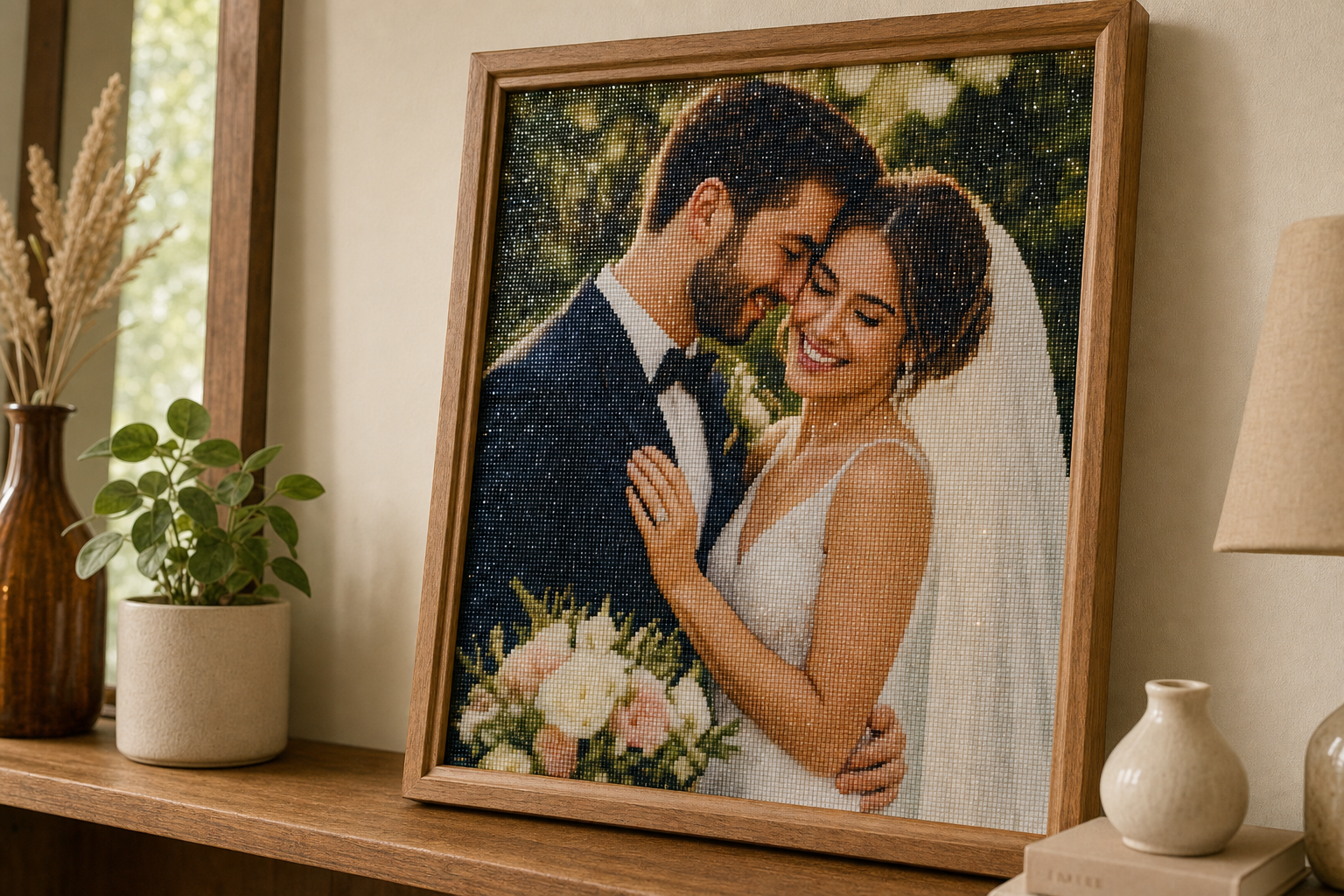 Custom Diamond Art Kit from Your Photo