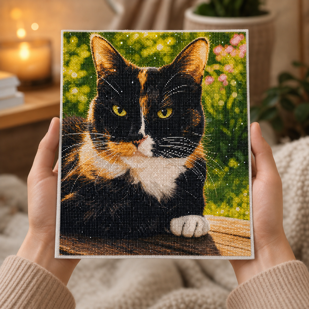 Custom Diamond Art Kit from Your Photo